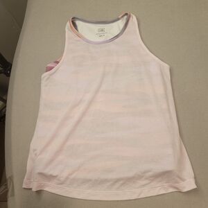 Girl's ATHLETA GIRL Activewear Double Layer Tank Top  Size M 8-10